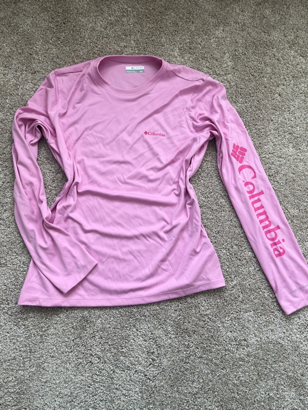 Columbia Women’s Long Sleeve Rash Guard Performance Tee - Pink